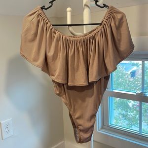 Saint Mojavi Ruffle One Piece Bathing Suit—Rare, Medium